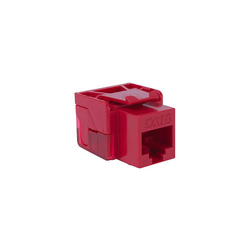 JACK RJ45 CAT6, ROJO